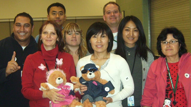 Bonding For Charity - Teddy Bear Building 